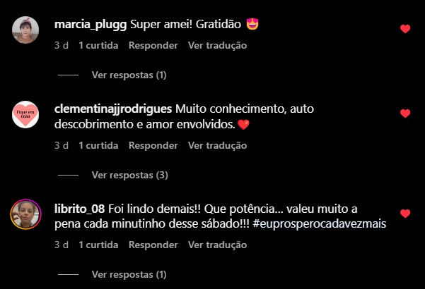 Depoimento - Ativação da Prosperidade