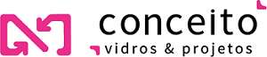 Logo Conceito Vidros e Projetos, empresa atendida pelo Instituto Claudio Shen