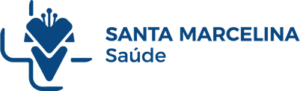 Logo Santa Marcelina Saúde, empresa atendida pelo Instituto Claudio Shen