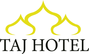 Logo Taj Hotel, empresa atendida pelo Instituto Claudio Shen