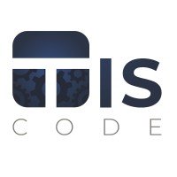Logo TIS Code, empresa atendida pelo Instituto Claudio Shen