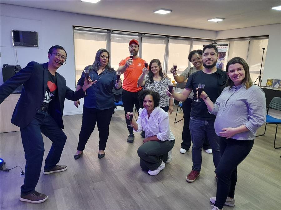 Vivência em grupo durante o Master Practitioner em PNL